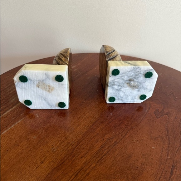 Pair of Vintage MCM Italian Hand Carved Alabaster Stone Carved Owl Bookends - Picture 6 of 9